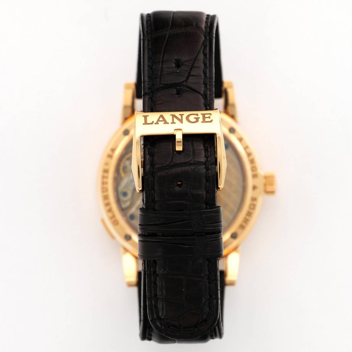 *A.LANGE & SOHNE*A. Lange&Sohne Lange 1 Lange 1 101.031 чёрный бриллиант ruK18RG высший класс наручные часы редкий прекрасный товар!! трудно найти!!