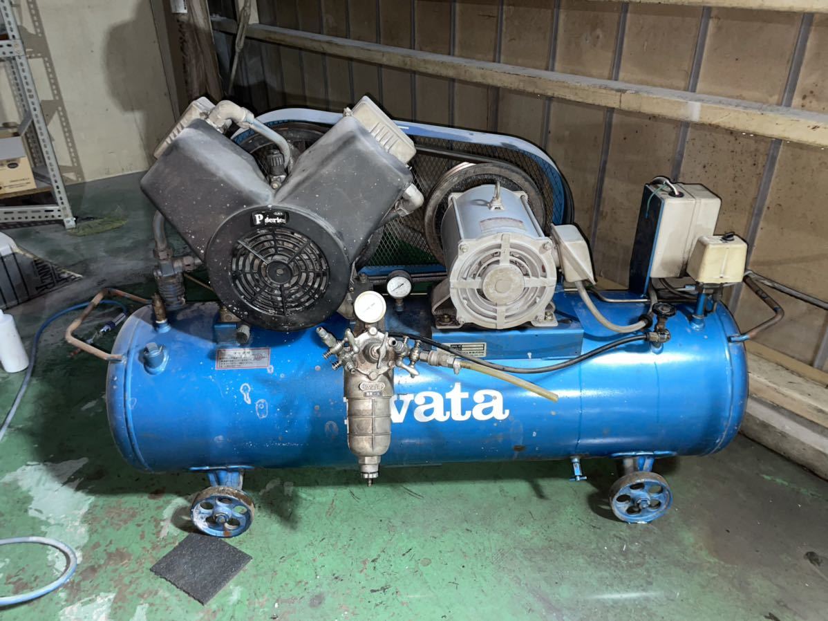Yahoo!オークション - 岩田 エアーコンプレッサー 5馬力 3.7kW Yahoo!オークション - 岩田 エアーコンプレッサー 5馬力 3.7kW