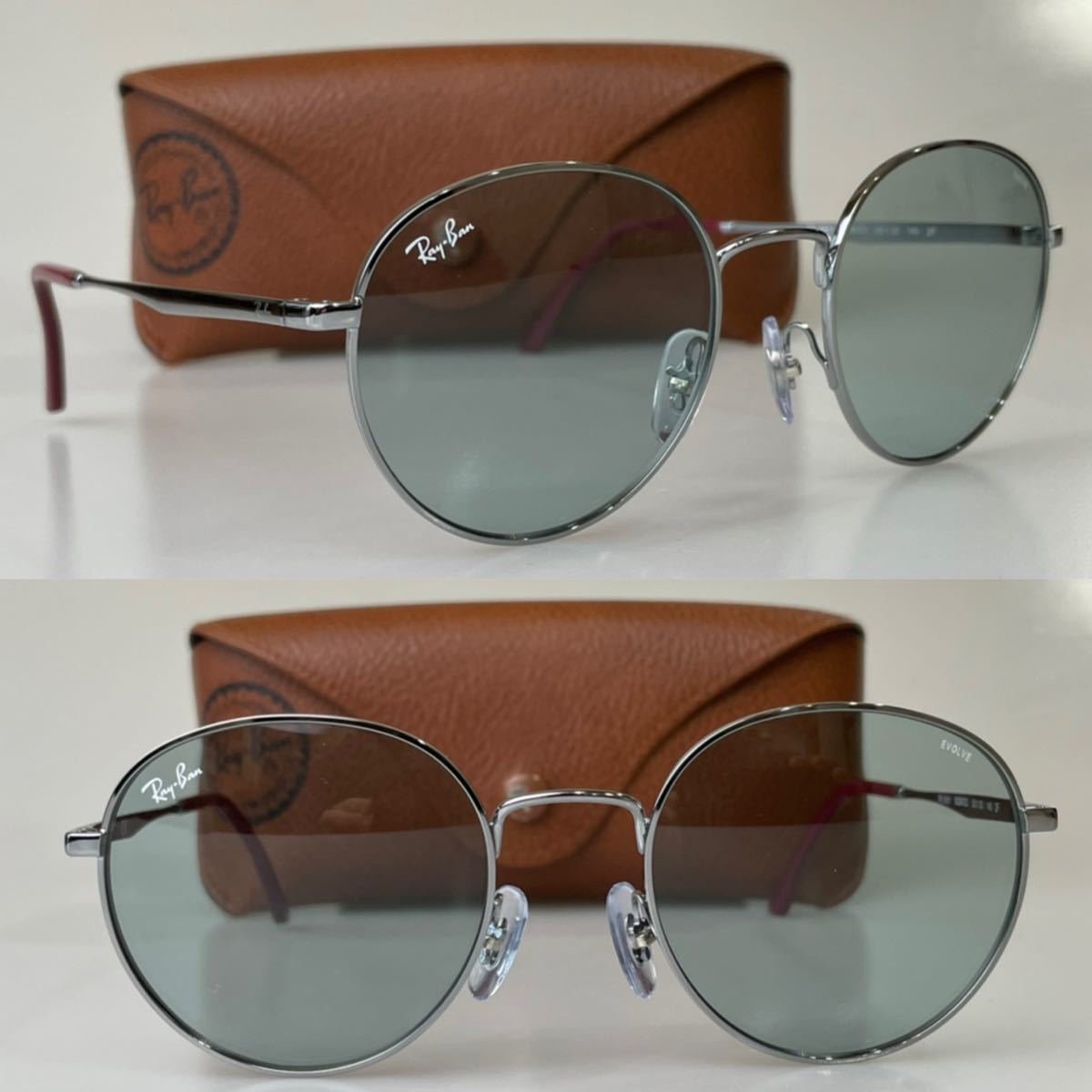 美品!!イタリア製 New Model Ray-Ban RB3681 9226Q5 EVOLVE ラウンド