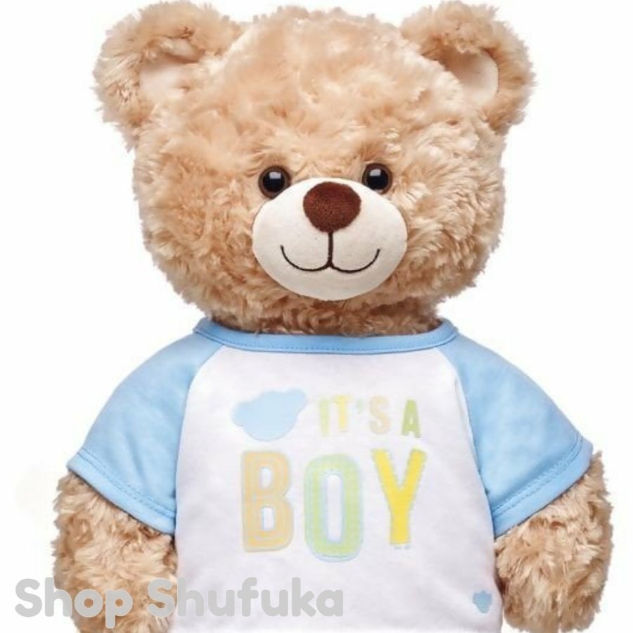 ビルドアベア★半袖Tシャツ ぬいぐるみ IT'S A BOY! 男の子 テディベア US限定 プレゼント 出産祝い くま ギフト ダッフィー シェリーメイ