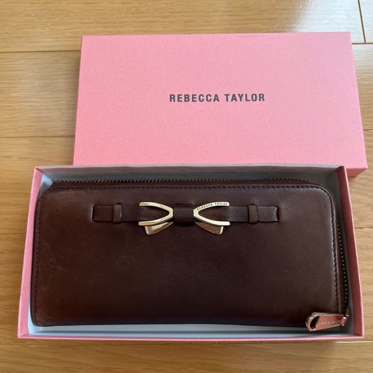 レベッカテイラー　Rebecca Taylor 長財布　レディスブラウン