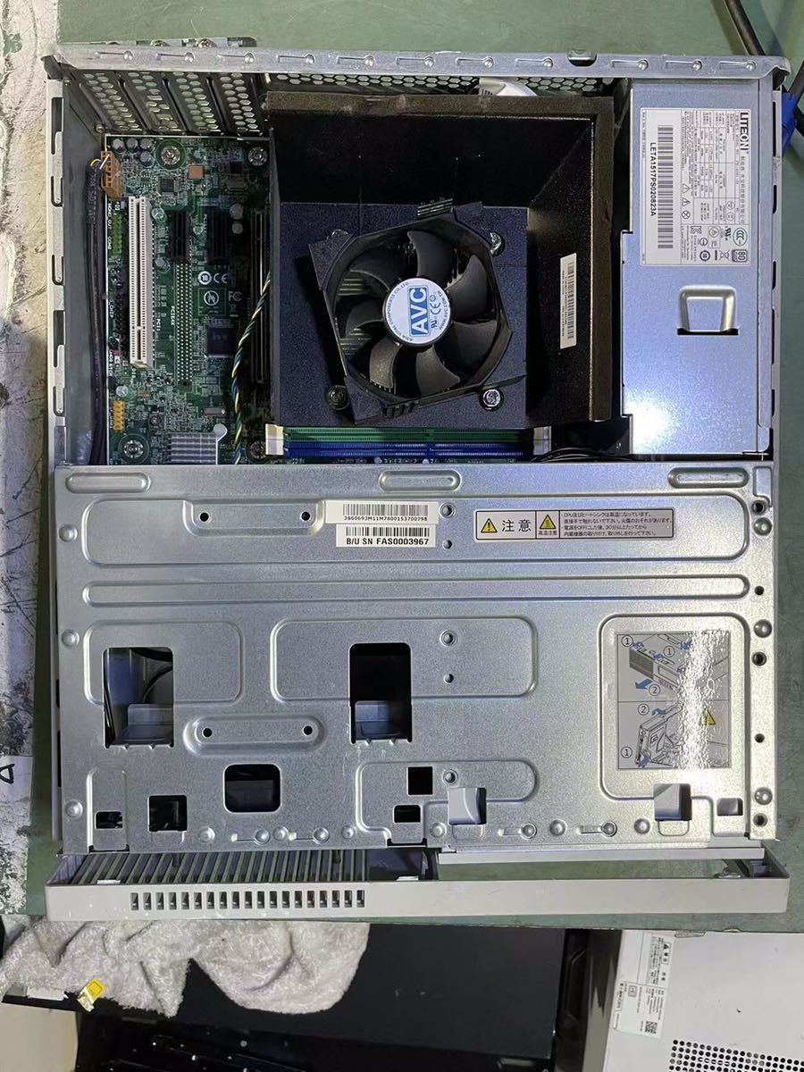 D018 NEC Mate MK37LB-N i3-4160 メモリ4GB BIOS OK! フロントパネルの爪が折れています_画像4