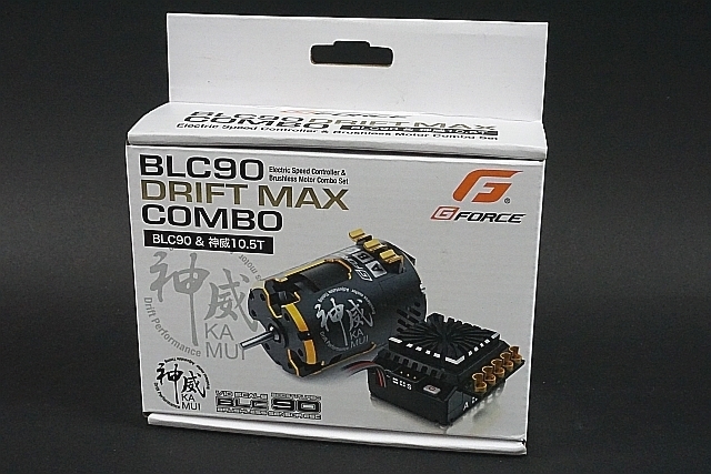 G FORCE 1/10 BLC90 ブラシレスアンプ ESC & 神威10.5T モーター G FORCE 1/10 BLC90 ブラシレスアンプ ESC & 神威10.5T モーター