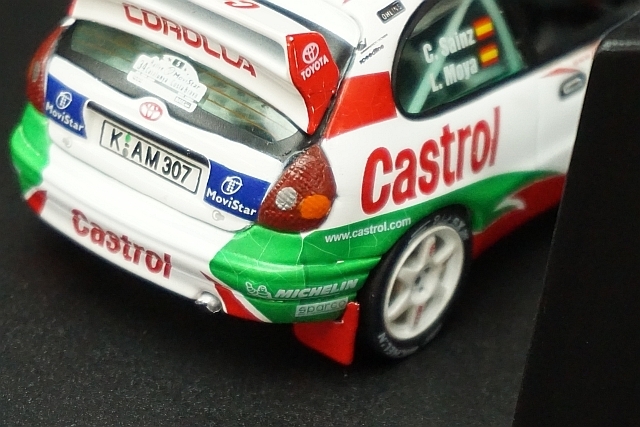 VITESSE ビテス 1/43 TOYOTA トヨタ カローラ WRC カタルーニャラリー 1998 #5 V98199_画像5