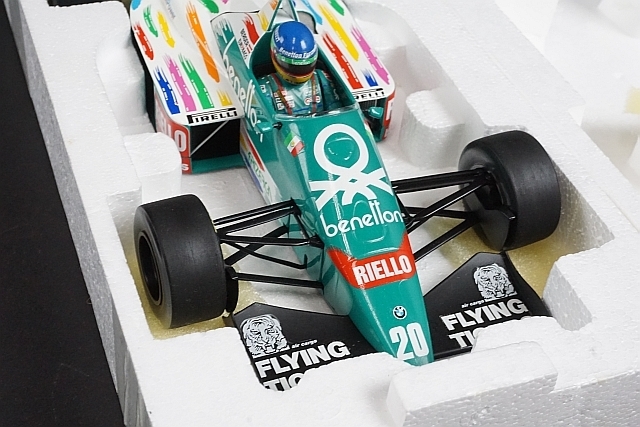 PMA ミニチャンプス 1/18 BMW Benetton ベネトン B186 G.ベルガー 1986