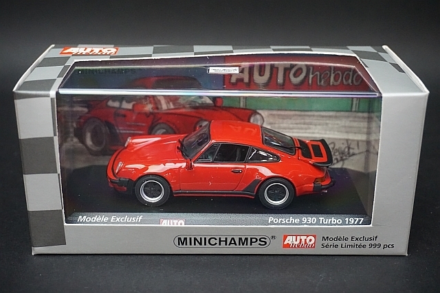 ミニチャンプス PMA 1/43 Porsche ポルシェ 930 ターボ 1977 レッド