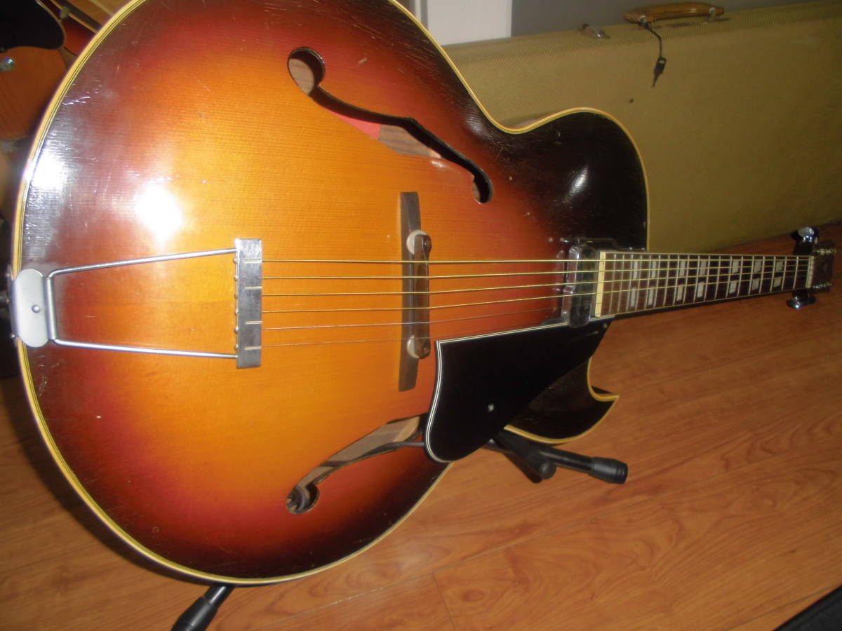 1950~60年代 17インチ L-7C タイプ jazz アーチトップ ピックギター Made in Japan Vintage 調整済