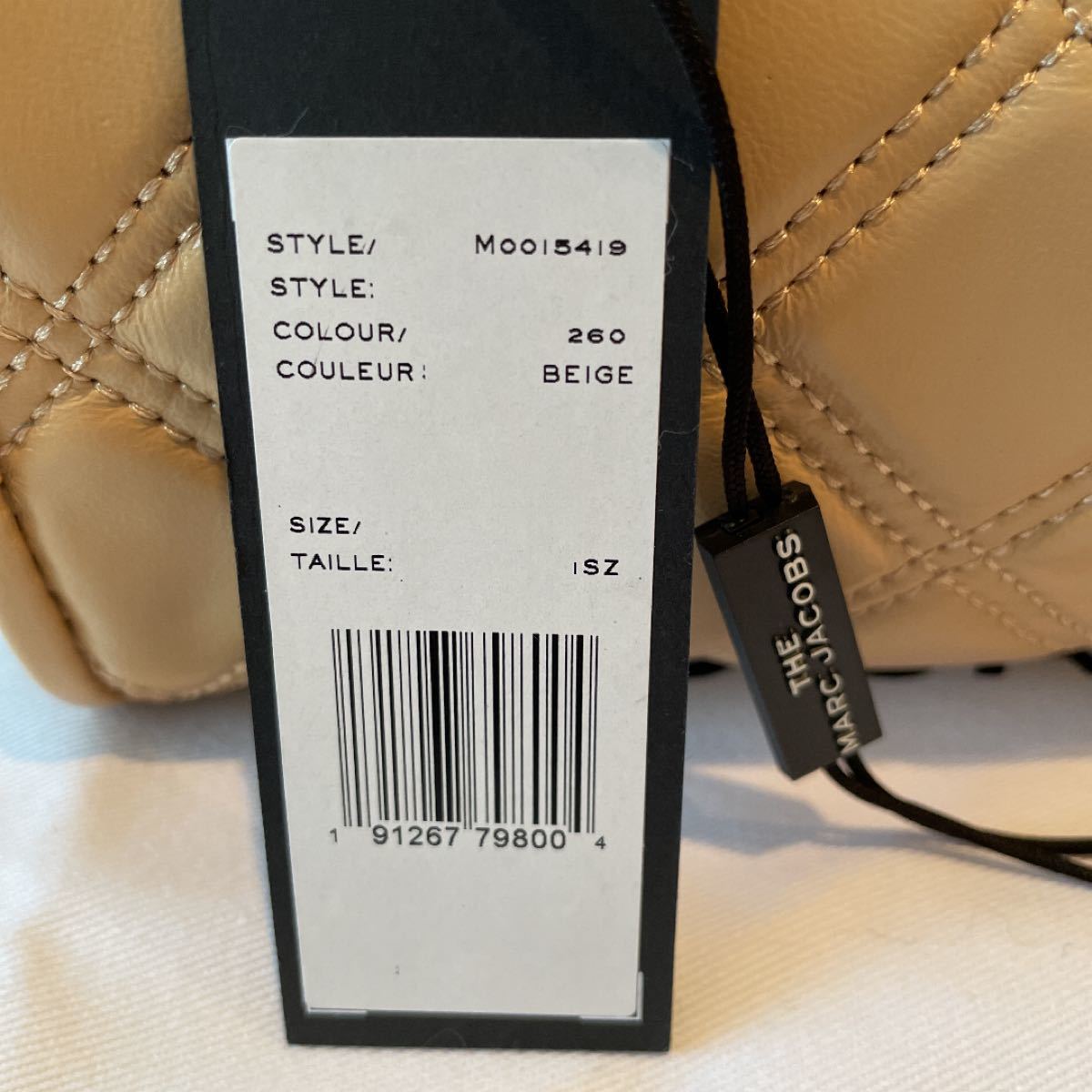 マークジェイコブス ザ キルテッドソフトショット21 MARC JACOBS
