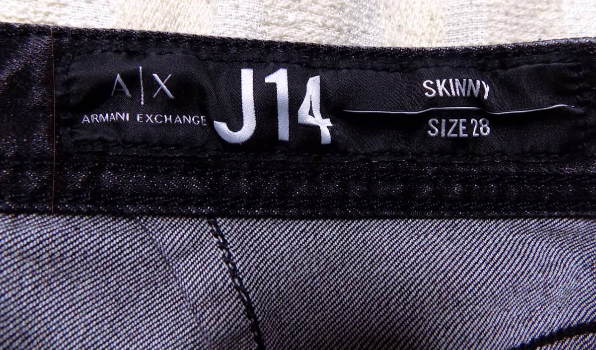 アルマーニエクスチェンジJ14 SKINNY ジーンズサイズ28-日本代購代Bid