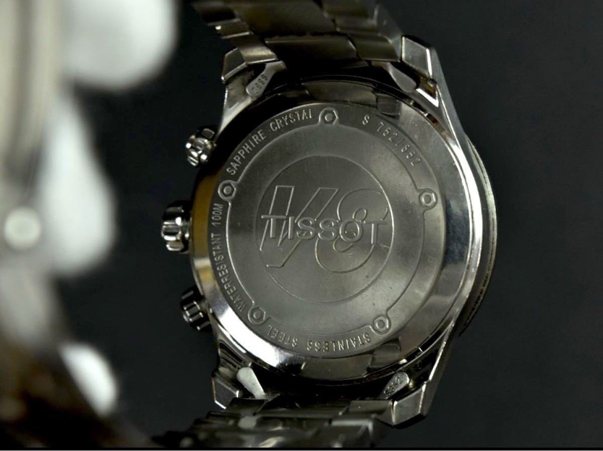 超目玉】【超目玉】TISSOT ティソ 腕時計 クロノグラフ シルバー