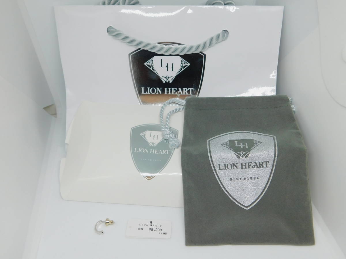 新品　未使用　ライオンハート　LION HEART　シングル　フープ　ピアス_画像10