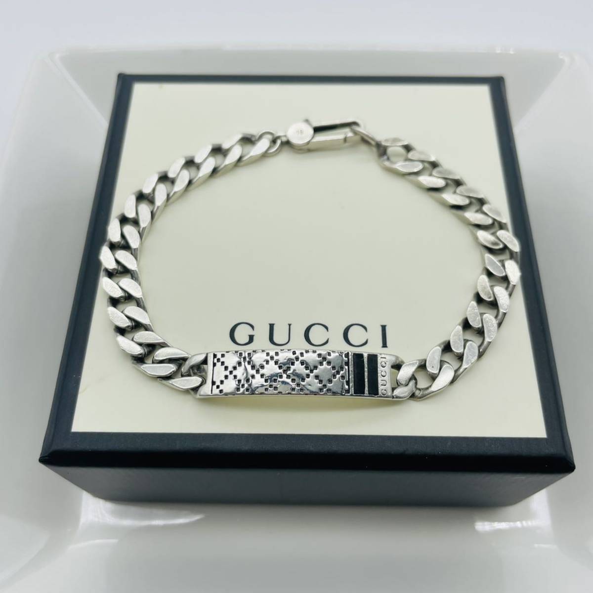 希少 GUCCI グッチ ディアマンテ ブレスレット シルバー 喜平 18 希少 GUCCI グッチ ディアマンテ ブレスレット シルバー 喜平 18