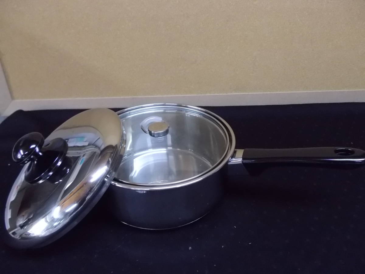 # ほっとく鍋 18㎝ 片手鍋 調理器具 なべ ステンレス_画像4