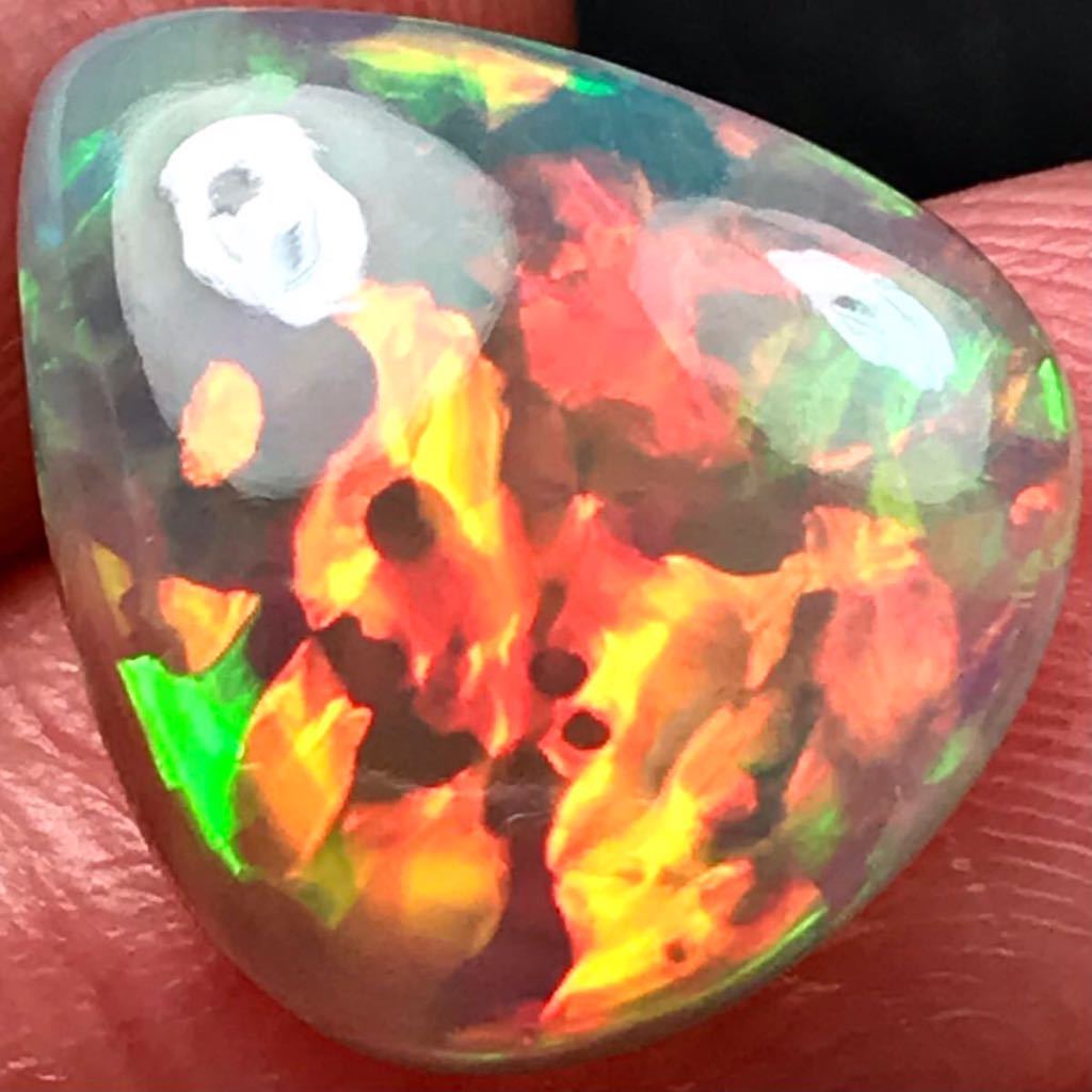 ☆超激レア!! 2.89ct AAAA☆ 天然 ハニカム オパール パズルパターン