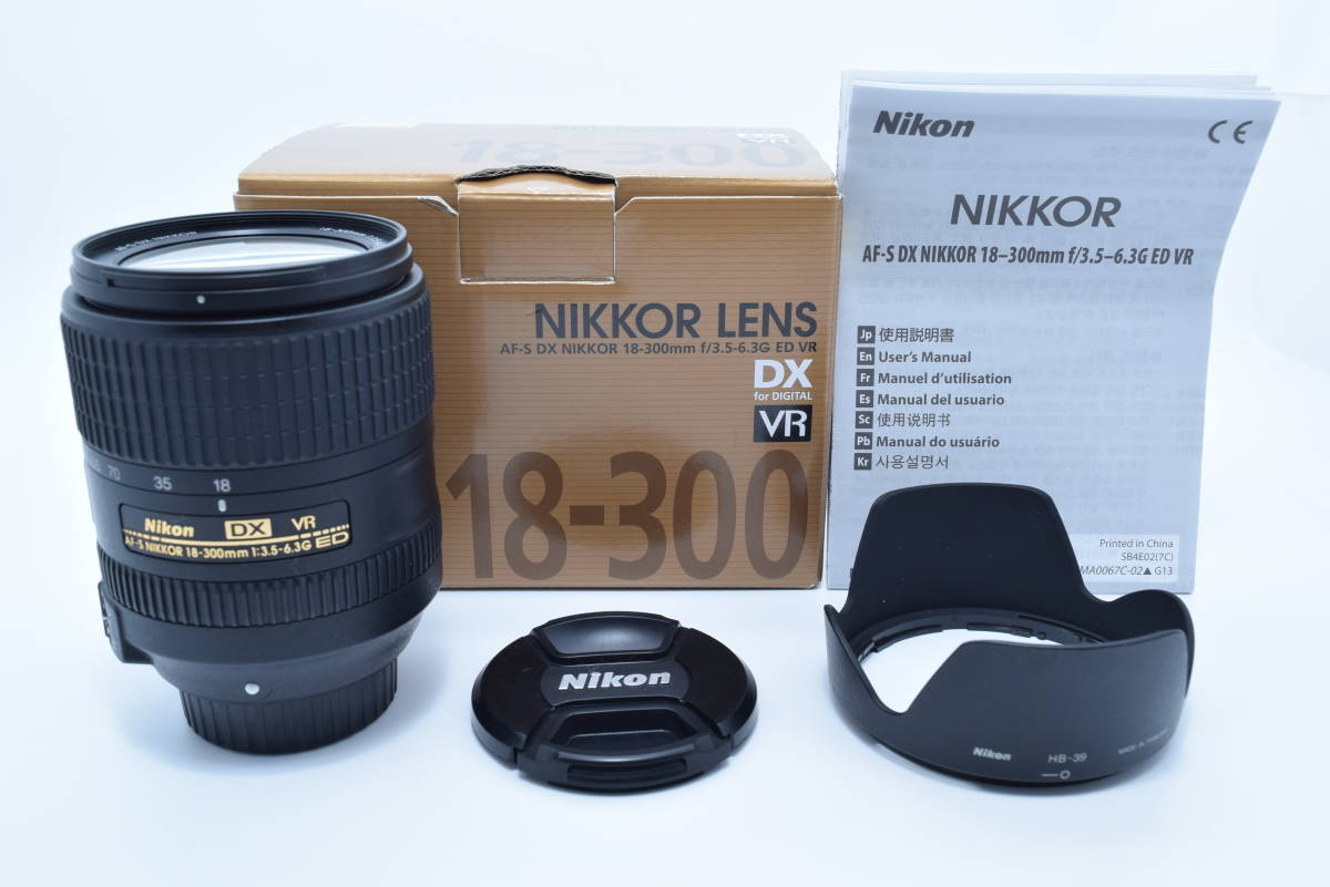 ☆美品！元箱付☆Nikon AF-S DX NIKKOR 18-300mm f/3.5-6.3G ED VR