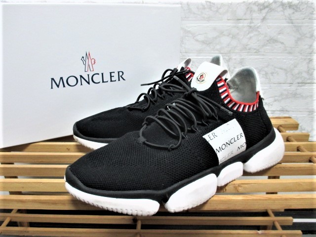☆MONCLER モンクレール ロゴ プリント ローカット スニーカー/42/27cm