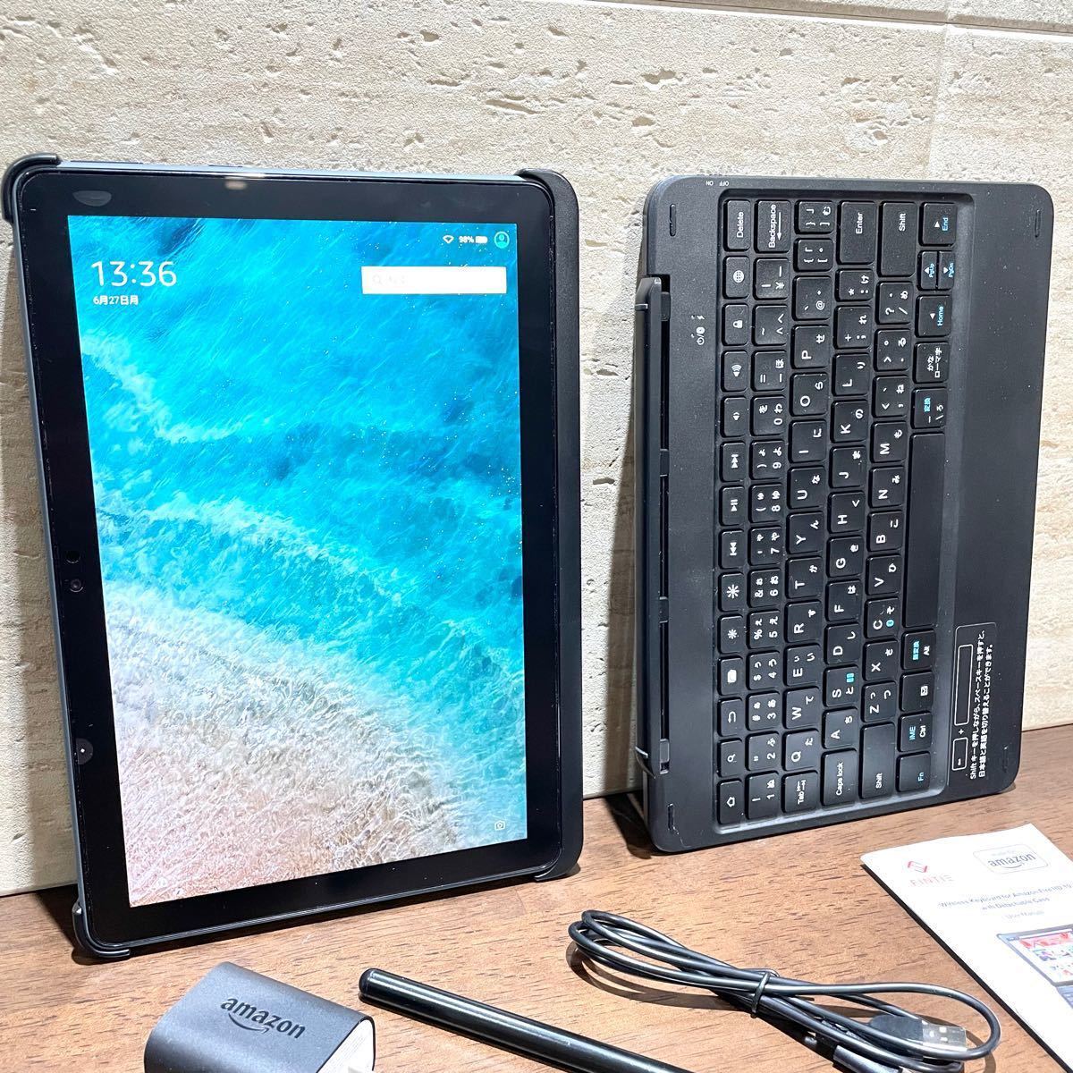Amazon fire HD 10 PLUS 4GB RAM 第11世代 32GB ブラック 純正