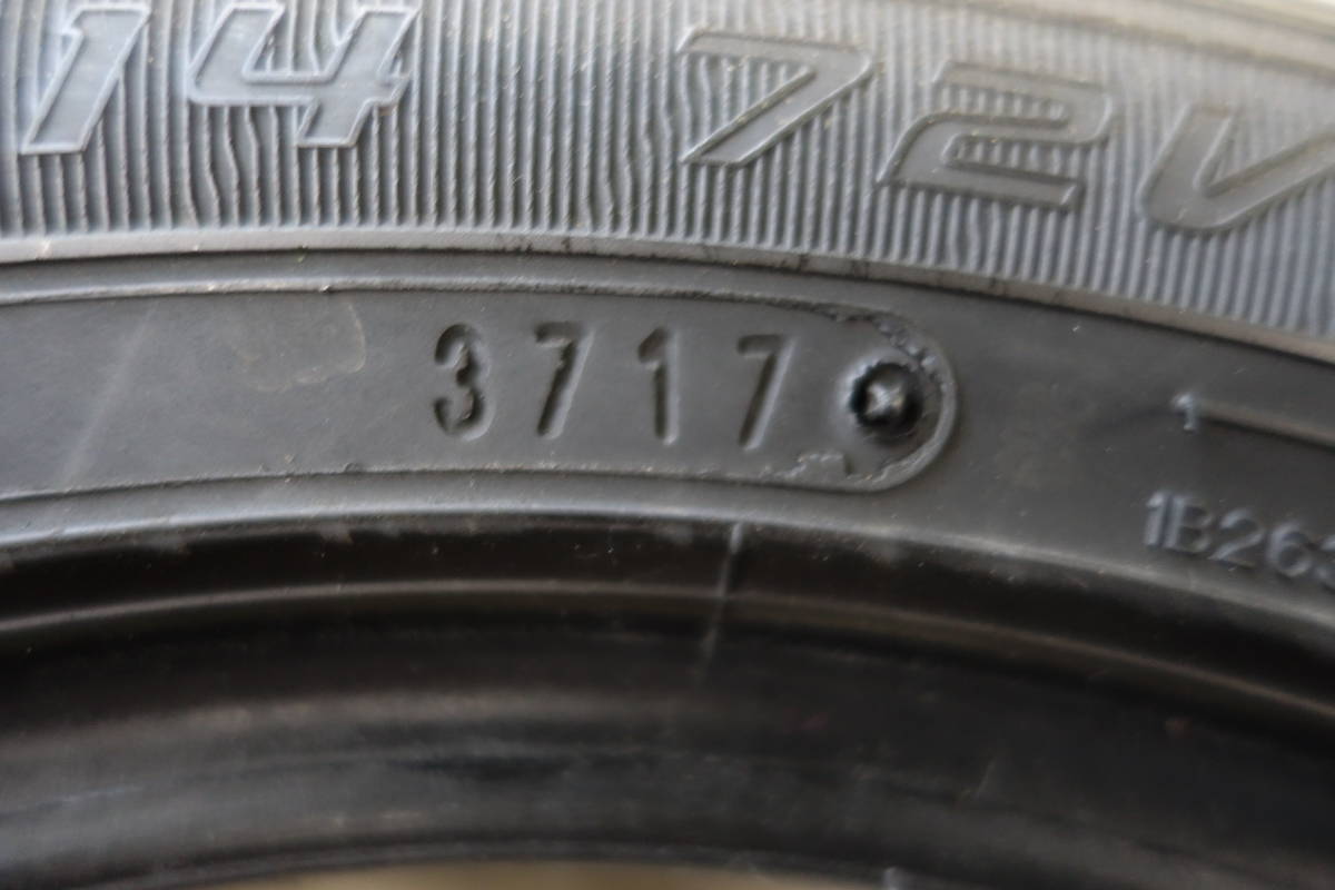 ９分山 . 夏タイヤ 165/55R14 ダンロップ EC202 ２本 m-62_画像7