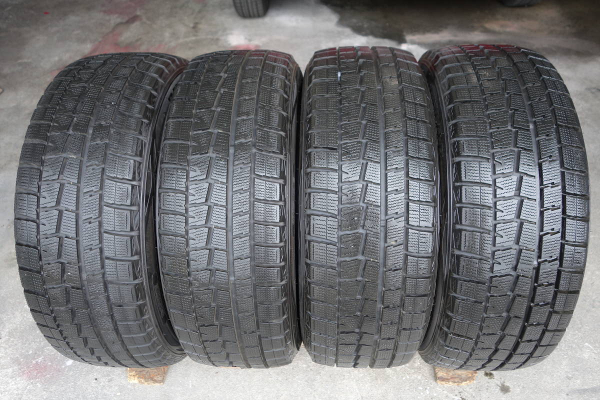 ９.8分山 2018年製 スタットレス 215/55R17ダンロップ WINTERMAXX WM01 ４本 b-16_画像1