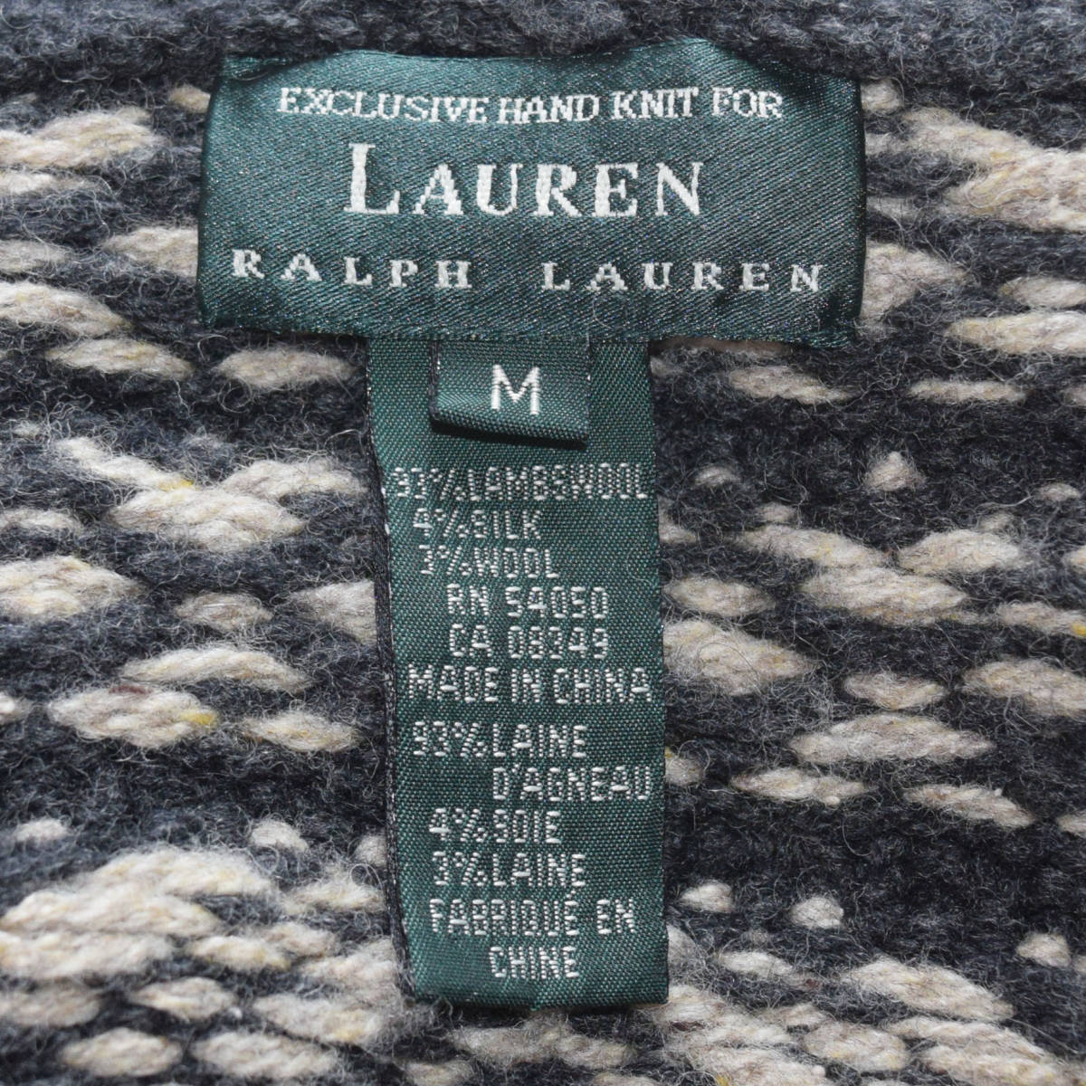 美品 レディースM ラルフローレン ネイティブ ハンドニット Wool 美品 レディースM ラルフローレン ネイティブ ハンドニット Wool
