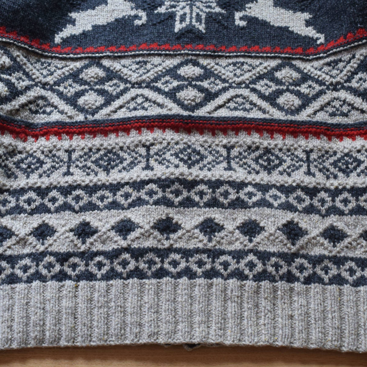 美品 レディースM ラルフローレン ネイティブ ハンドニット Wool 美品 レディースM ラルフローレン ネイティブ ハンドニット Wool