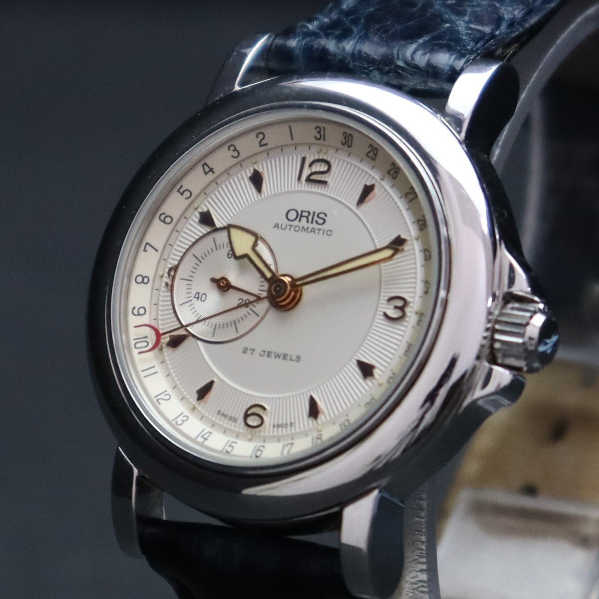 Yahoo!オークション - ORIS オリス ポインターデイト 7467B cal.6...