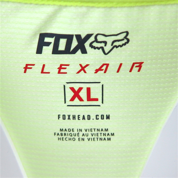 ◇FOX フォックス フレックスエアー リブラ/LIBRA ジャージ イエロー XLサイズ 未使用ですが… (14960-005-XL訳1)_画像5
