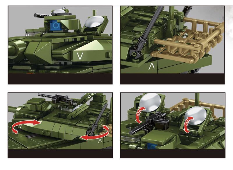 10式主力戦車 ミニフィグ レゴ 互換 LEGO 互換 テクニック フィギュア 陸上自衛隊 type10 main タンク 806pcsの画像2