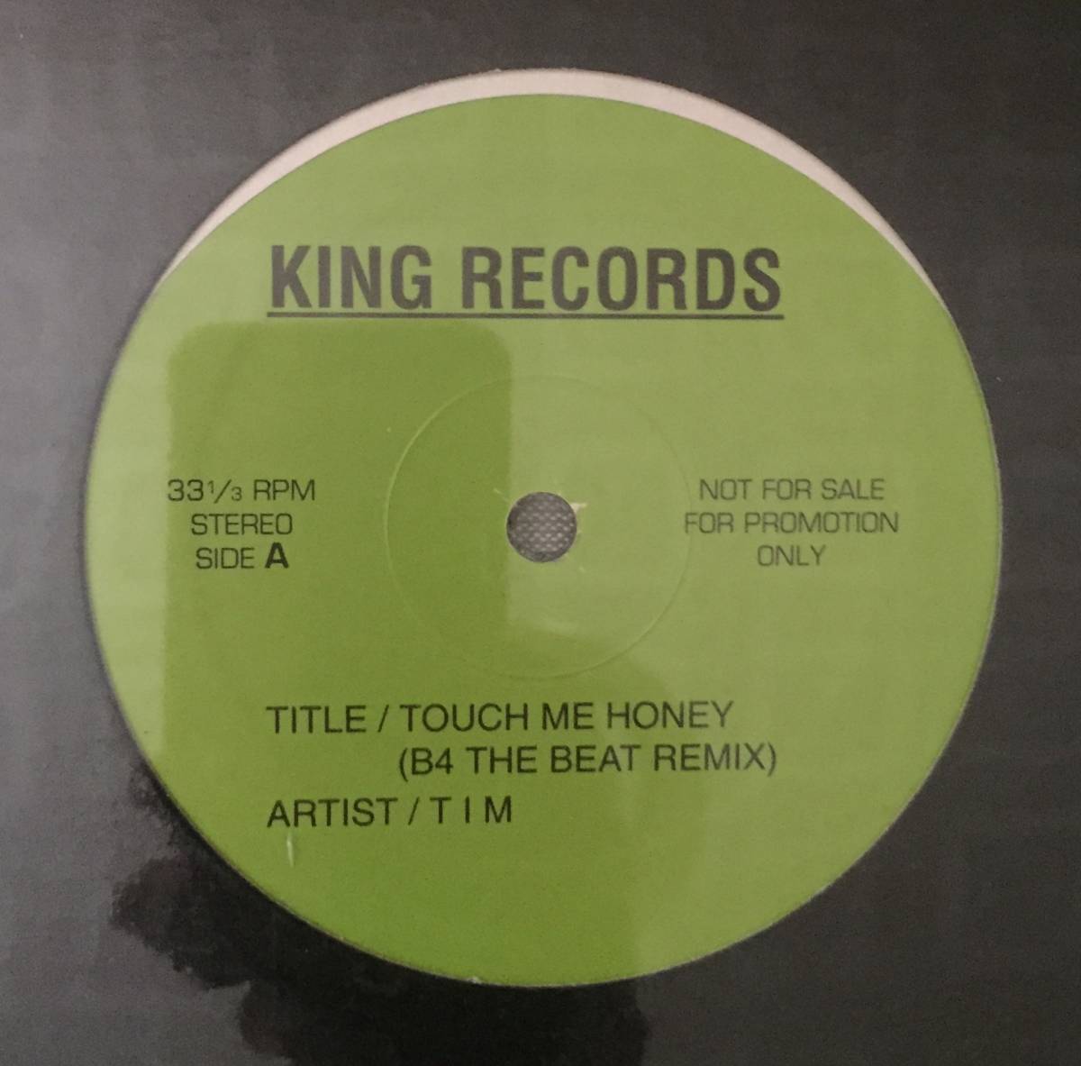 プロモ TIM / TOUCH ME HONEY (B4 Za Beat Remix) : TI AMORE - レコード