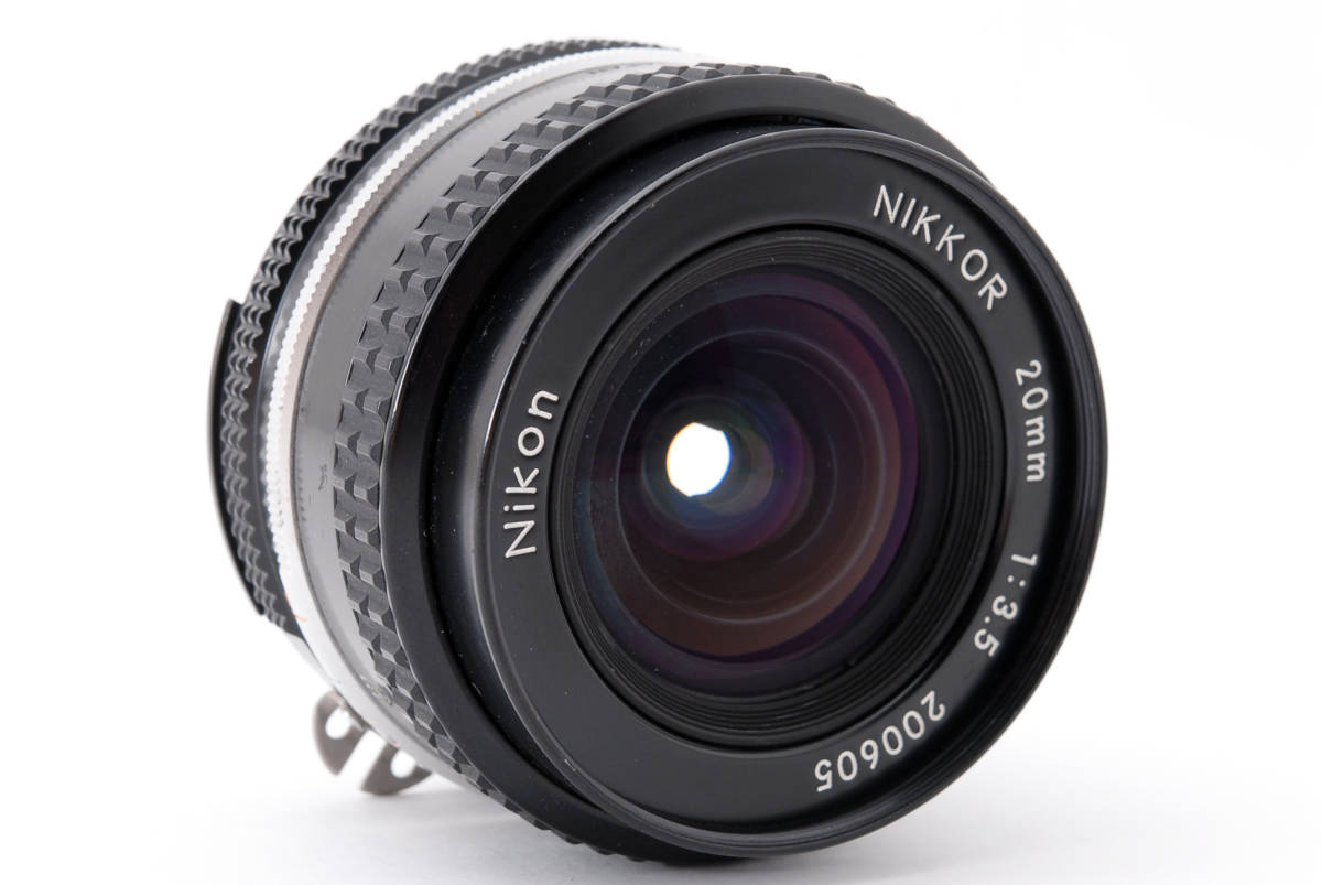 Nikon ニコン AI NIKKOR 20mm F3.5 カメラレンズ 広角 単焦点 Fマウント 管979466_画像4