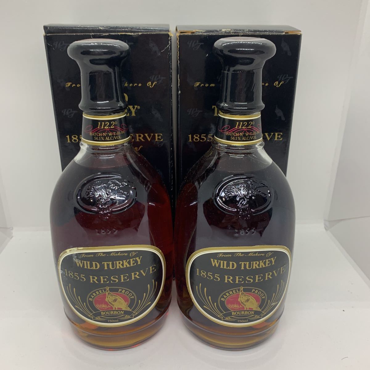 未開栓☆ワイルドターキー 1855 リザーブ 750ml WILD TURKEY箱付き 2本