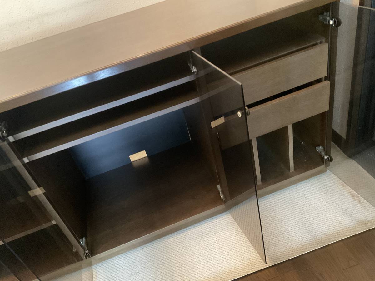 45000円 ☆特注♪木製オーディオラック キャスター・ガラス扉 45000円 ☆特注♪木製オーディオラック キャスター・ガラス扉