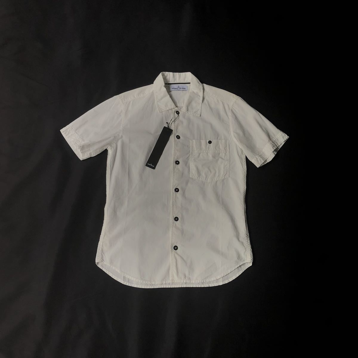 STONE ISLAND Open Color Short Sleeve Shirt タグ付き ストーン