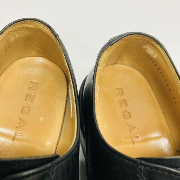 REGAL リーガル　ストレートチップ　26cm ブラック　内羽式　メンズ　ビジネス　黒　送料無料　人気ブランド　革靴　シューズ　靴　