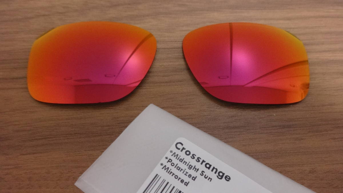 ★オークリー CROSSRANGE クロスレンジ用 カスタム偏光 レンズ MIDNIGHT SUN Color 新品 POLARIZED_画像1