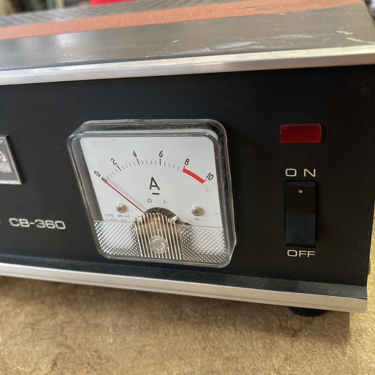  operation un- verification National CB-360 car amplifier in-vehicle amplifier Showa Retro antique Vintage audio equipment .. goods adjustment goods 