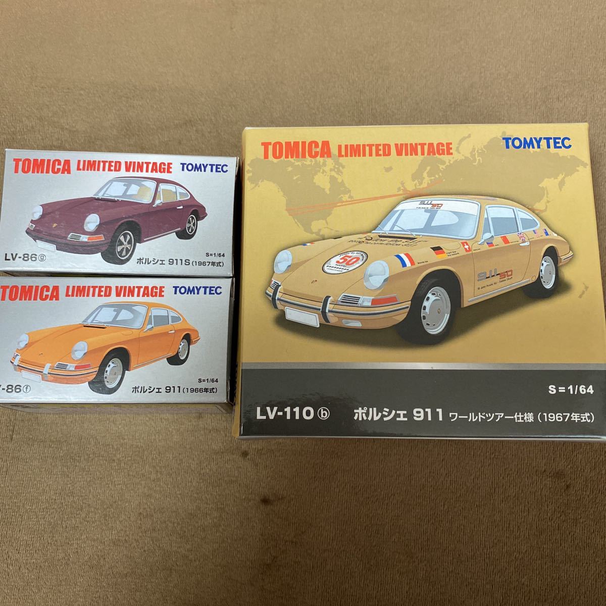 期間限定お試し価格】 ポルシェ 【美品】トミカ 2台セット リミテッド