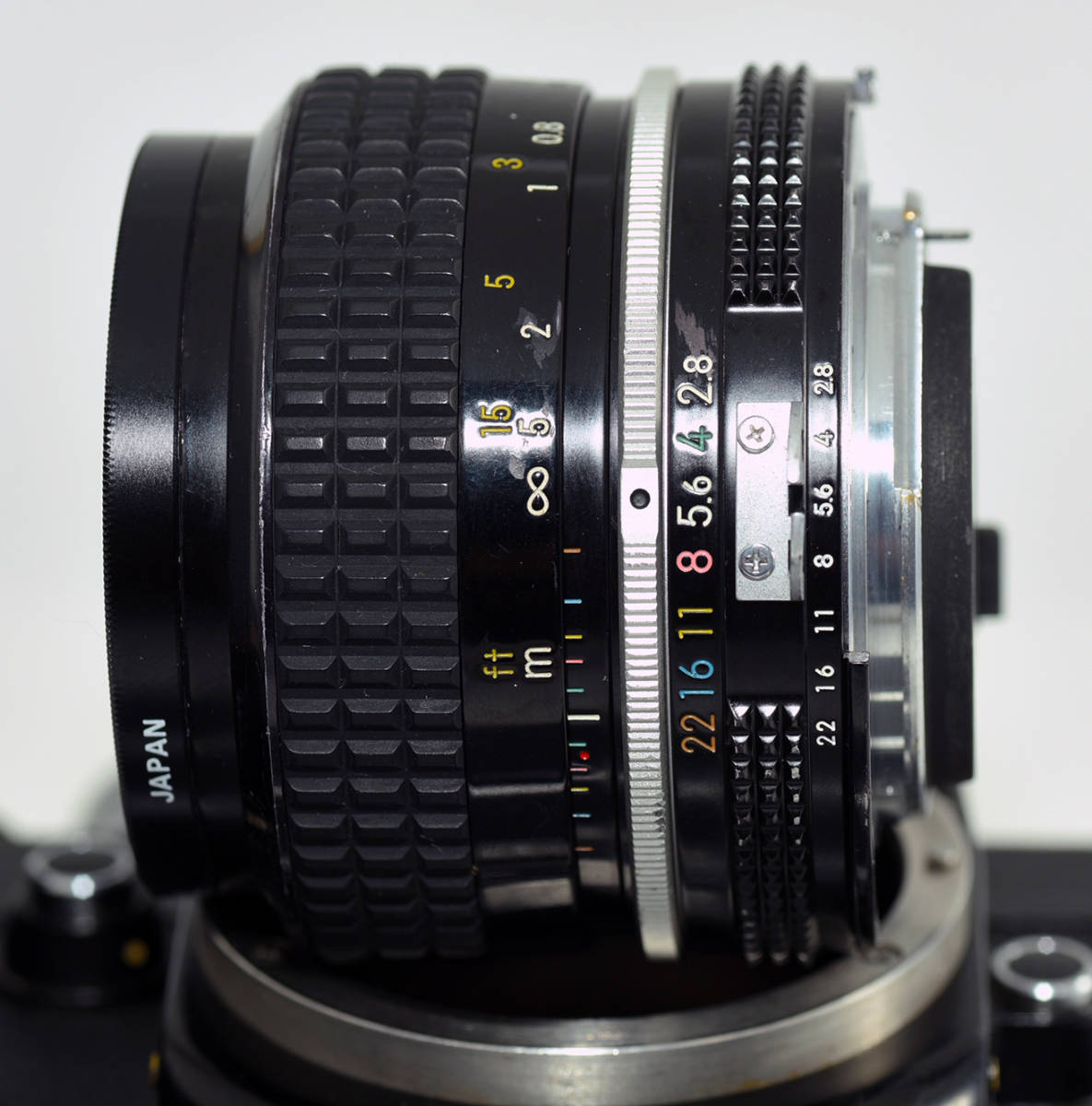 現状品　Nikon F2 フォトミック MD-2 Ai NIKKOR 35mm f2.8 モータードライブセット　一眼レフフィルムカメラ　マニュアルフォーカスレンズ _画像8