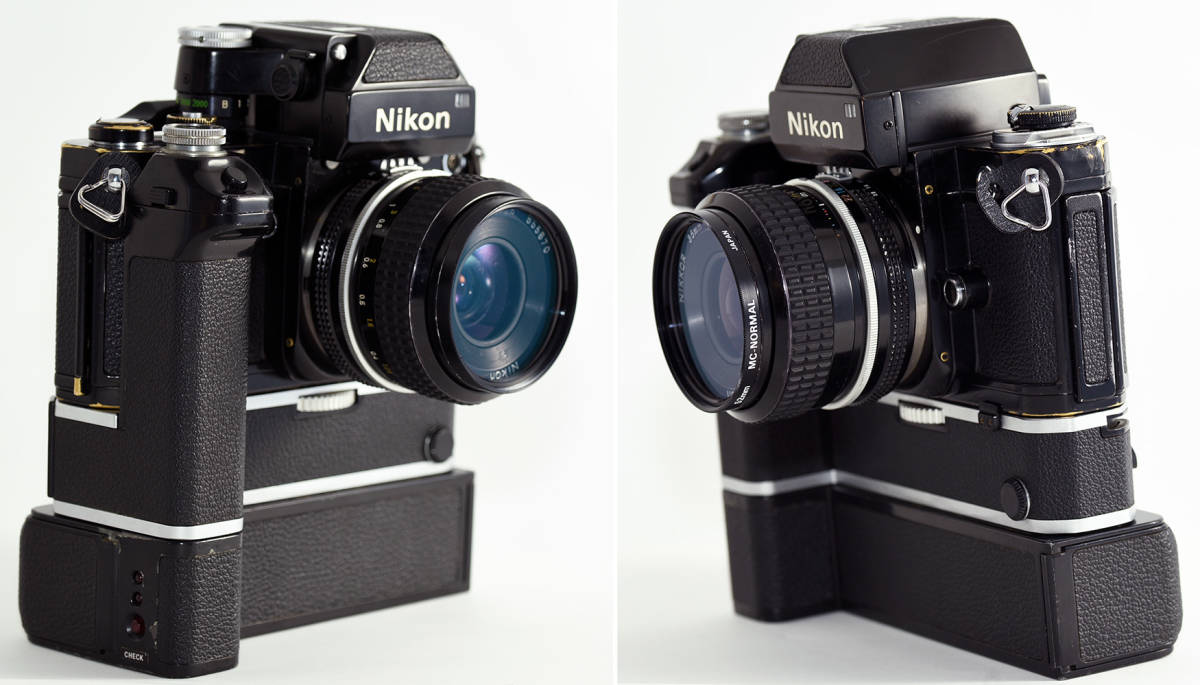 現状品　Nikon F2 フォトミック MD-2 Ai NIKKOR 35mm f2.8 モータードライブセット　一眼レフフィルムカメラ　マニュアルフォーカスレンズ _画像2