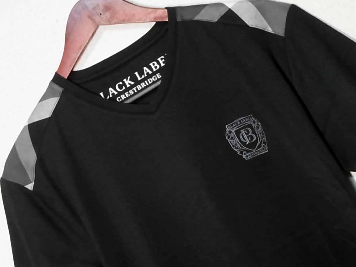 希少L!幻の新品タグ付!DEBUT COLLECTION 肩チェック エンブレム T
