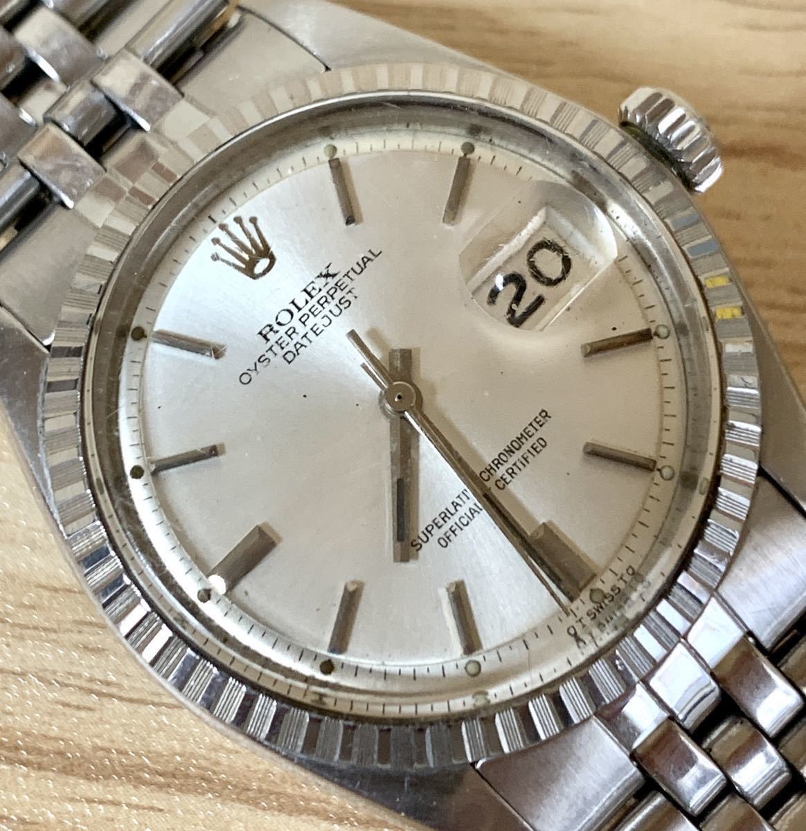 1円 H Rolex ロレックス デイトジャスト Ref 1603 シルバー文字盤 自動巻 純正ブレス アンティーク メンズ腕時計 ジャンク Product Details Yahoo Auctions Japan Proxy Bidding And Shopping Service From Japan 1円 H Rolex ロレックス デイトジャスト Ref 1603 シルバー文字盤 自動巻 純正ブレス アンティーク メンズ腕時計 ジャンク Product Details Yahoo Auctions Japan Proxy Bidding And Shopping Service From Japan