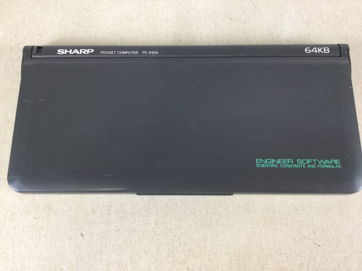 T6396*SHARP/ sharp /POCKET COMPUTER/ карманный компьютер -/ карман PC/PC-E650[ не проверка ]