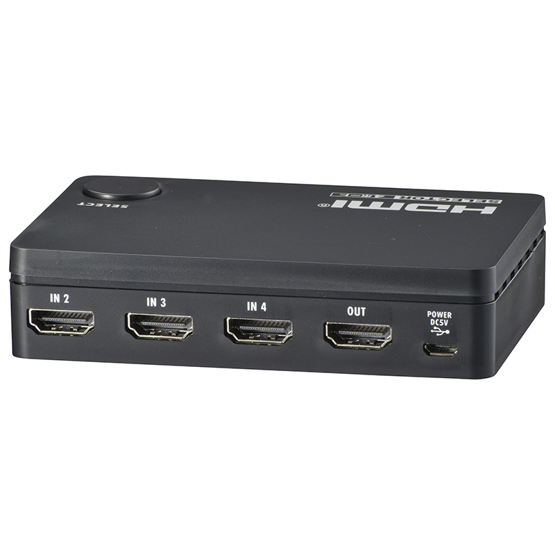 HDMIセレクター 4ポート 黒_AV-S04S-K 05-0577 オーム電機_画像2