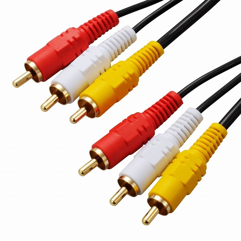  video connection code pin plug ×3- pin plug ×3 2m 2MV VIS-C20R3-K 01-5125