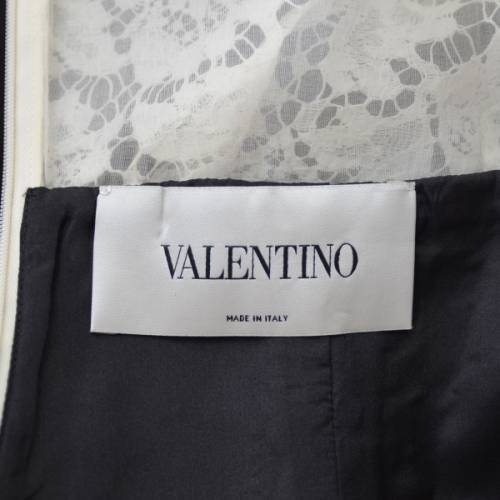 VALENTINO Valentino bai color ribbon attaching race One-piece R2A-262318