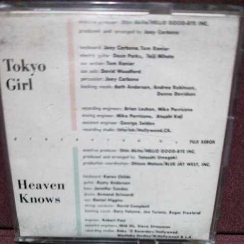 ★③★　JOLEEN のシングルCD　「Tokyo Girl」　正方形_画像2