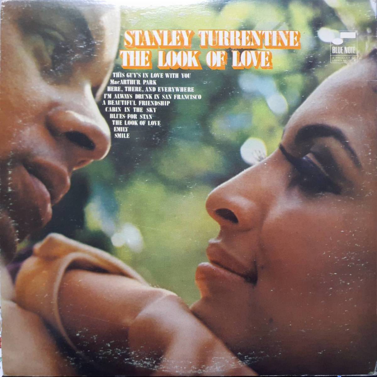 米BLUE NOTEオリジLP！青白ラベル VANGELDER刻印 Stanley Turrentine / The Look Of Love 1968年 BST 84286 Kenny Burrell Duke Pearson_画像3