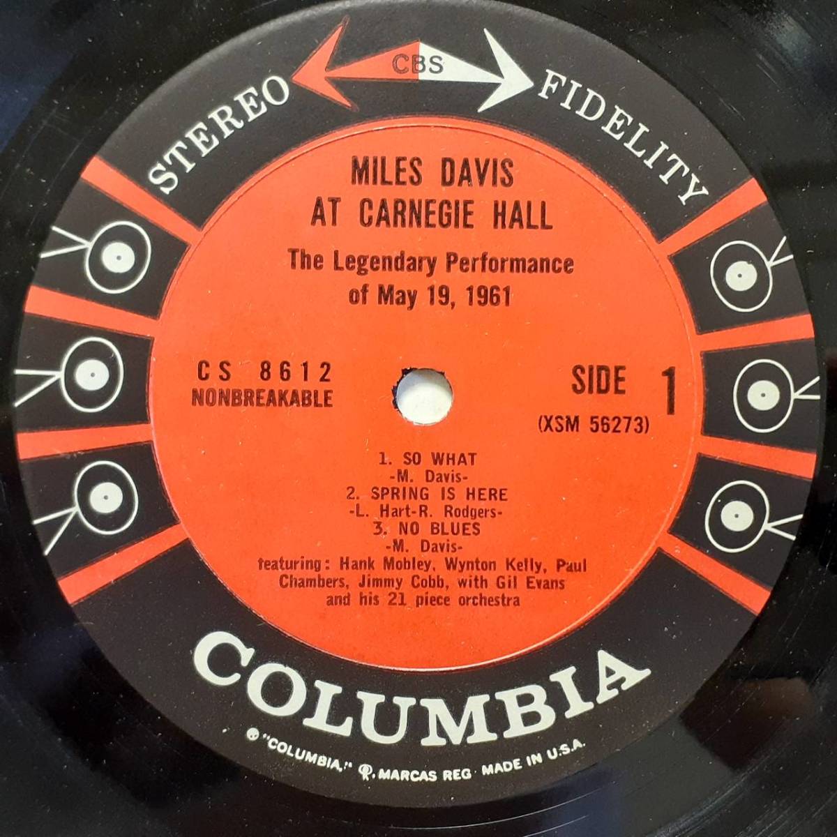 米COLUMBIAオリジLP!6EYEラベルSTEREO!Miles Davis / At Carnegie Hall 62年 CS8612 Gil Evans,Hank Mobley,Wynton Kelly,Paul Chambers 米COLUMBIAオリジLP!6EYEラベルSTEREO!Miles Davis / At Carnegie Hall 62年 CS8612 Gil Evans,Hank Mobley,Wynton Kelly,Paul Chambers
