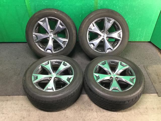 フォレスター SJ5 アルミホイール 4本 225/60R17 タイヤホイール