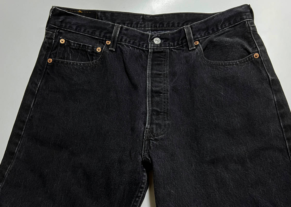 90s USA製 リーバイス 501 後染め ブラックデニム W36 L30 | ascotwm.com